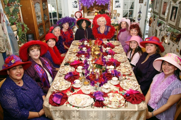 Guests enjoying afternoon tea at Over the Second Cup Tea Room